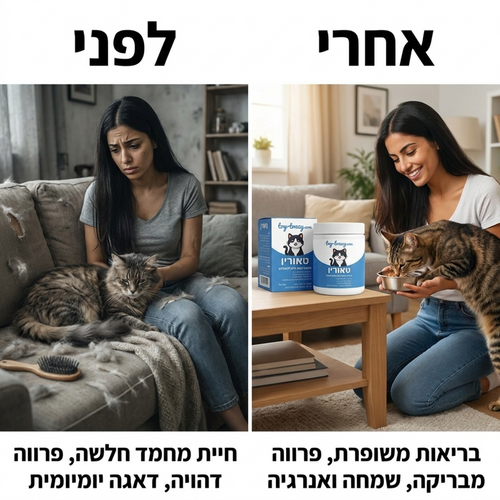 תוסף טאורין חיוני לבריאות חתולים