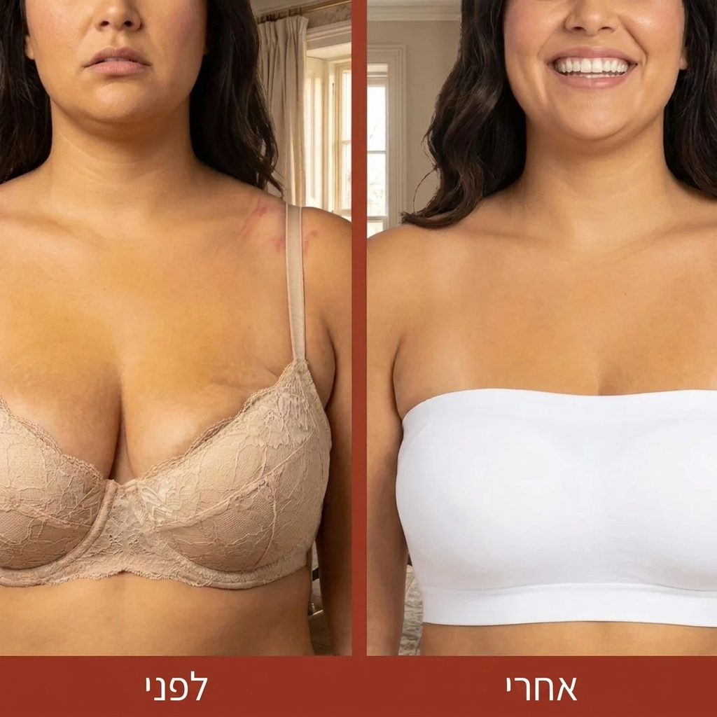 חזיית בנדו סטרפלס ללא תפרים